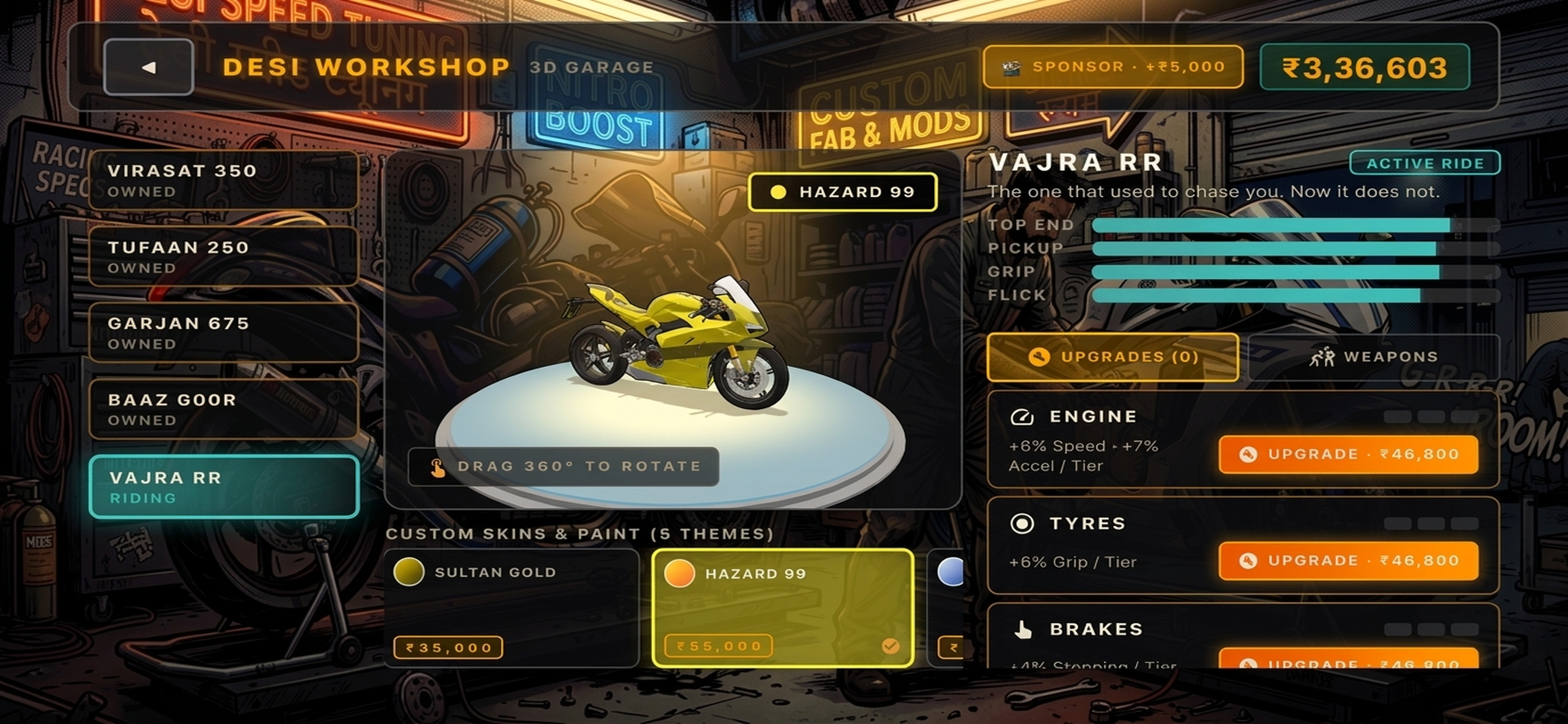 3D Desi Workshop garage customization and upgrades