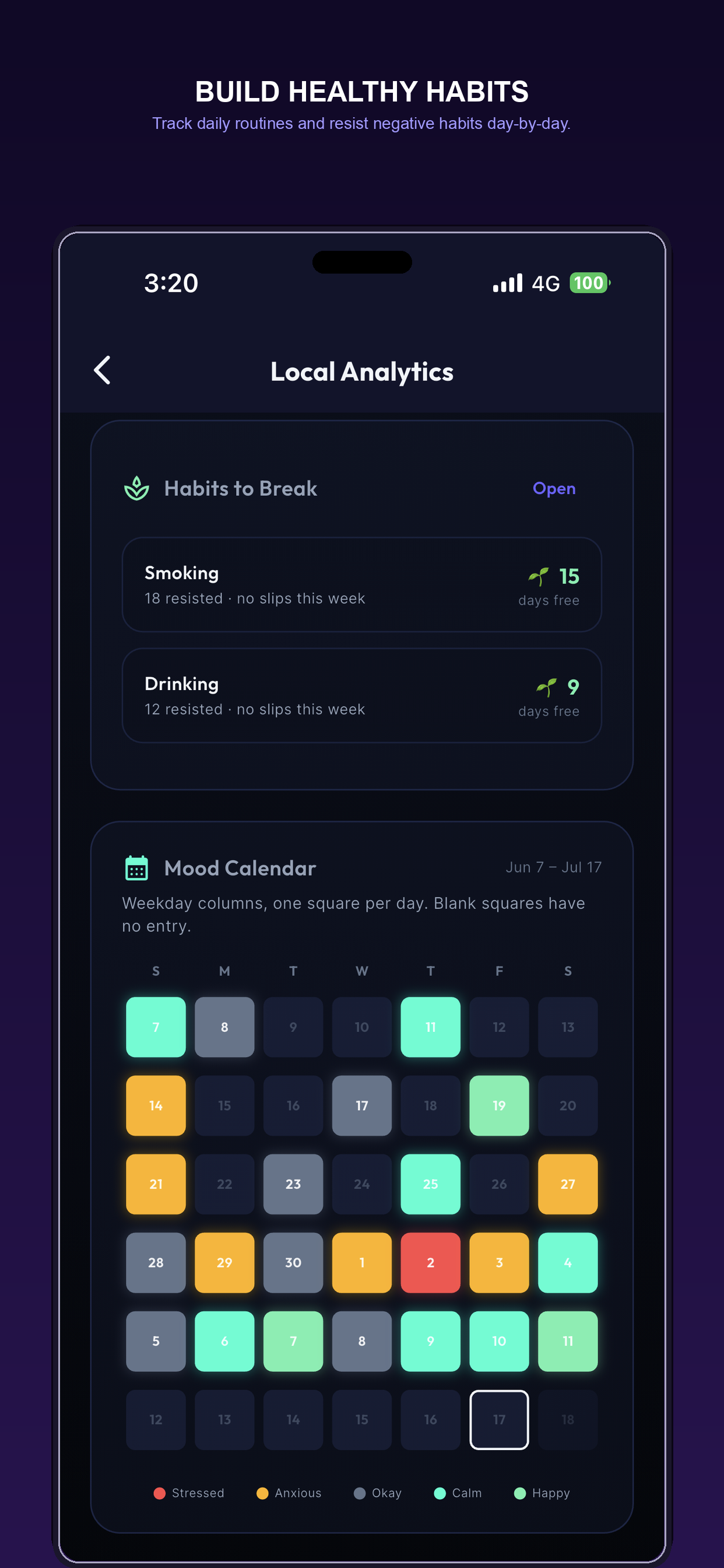 Routines and habits builder